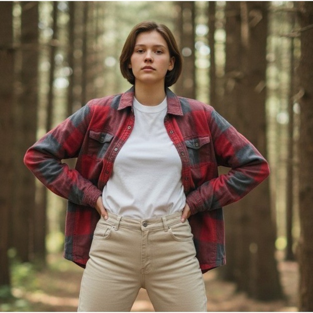 Carhartt Rugged Flex Hamilton Flannel Shirt Jacket Womens L Fleece Lined Plaid